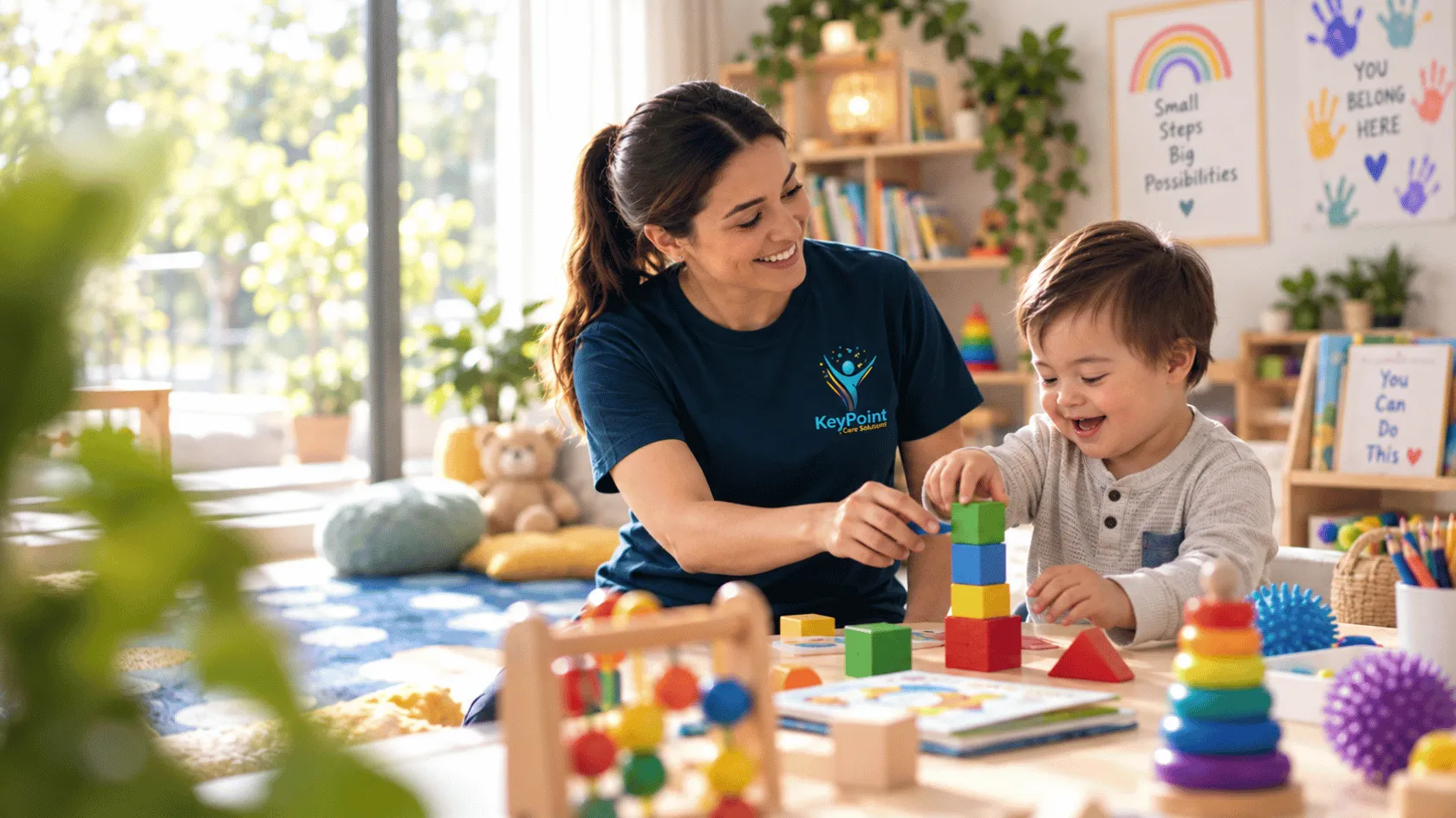 Early childhood supports support illustration
