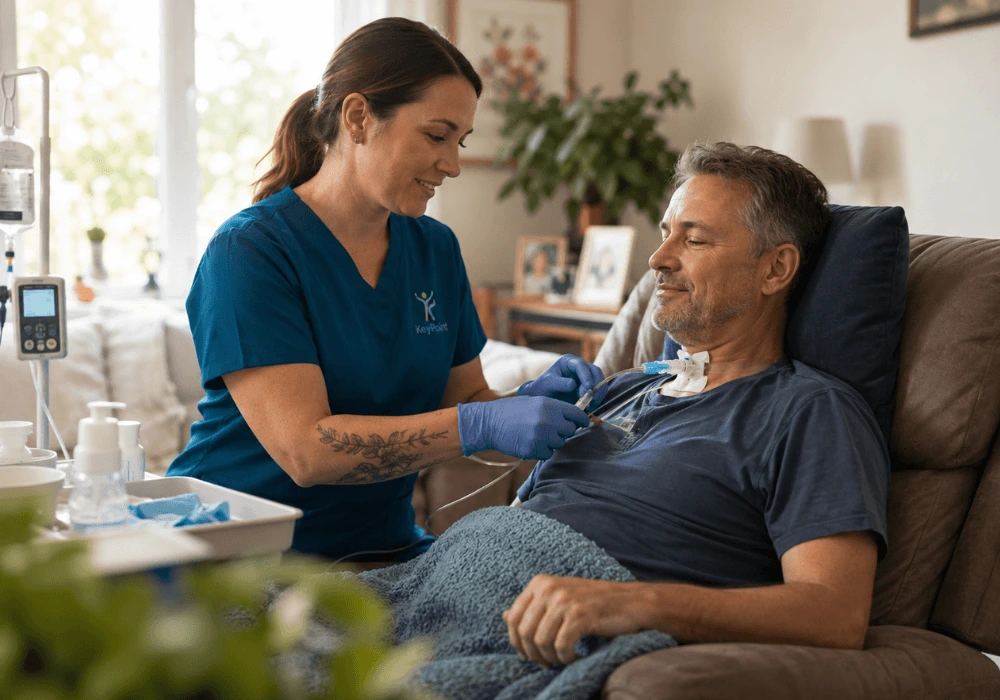 Medication and diabetic management support illustration