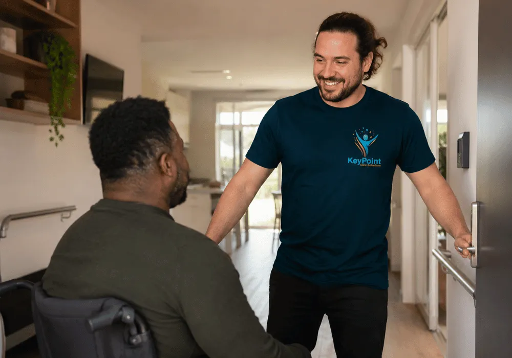 Specialist disability accommodation support illustration